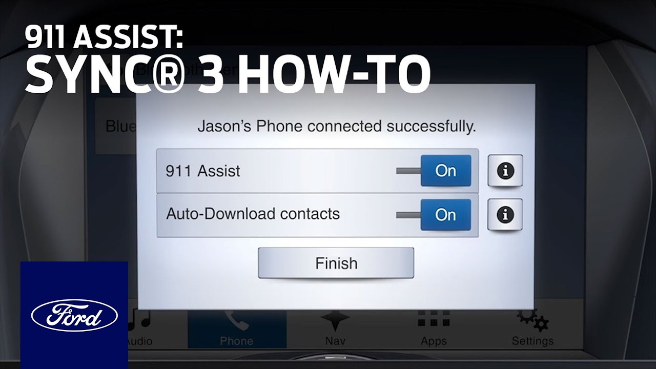 SYNC 3 911 Assist | SYNC 3 How-To | Ford