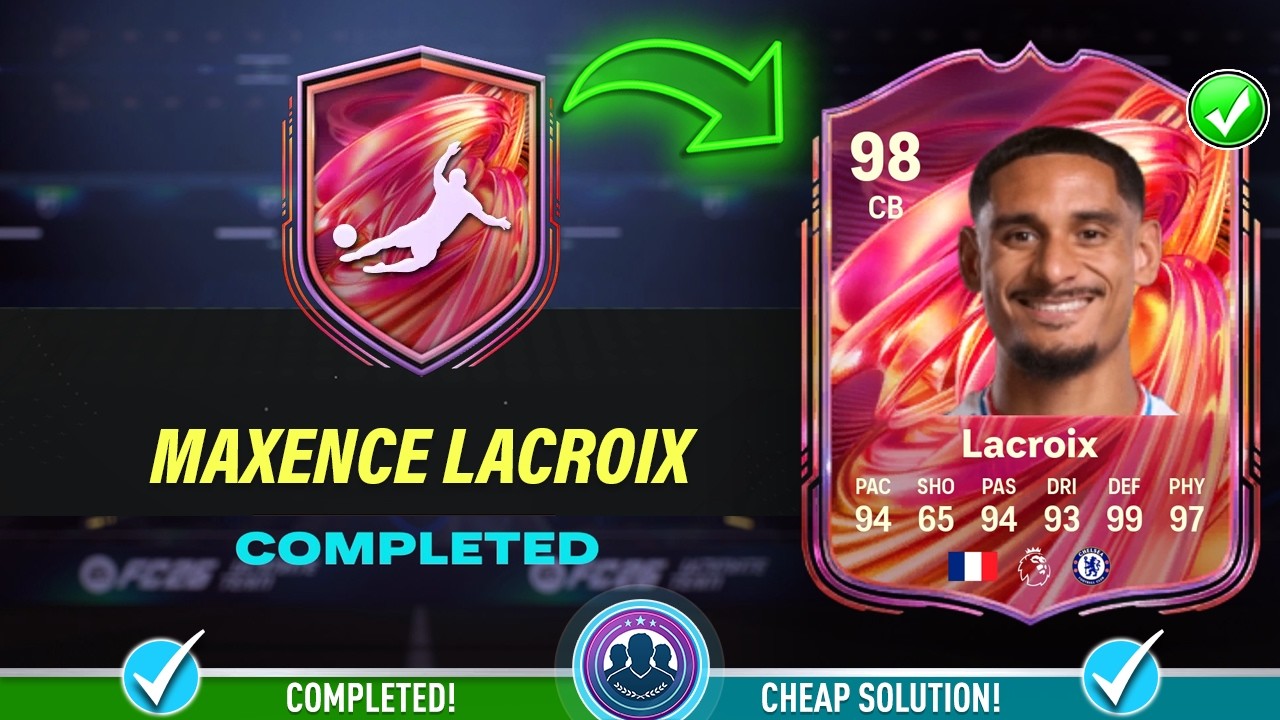 Решение SBC Максанса Лакруа (98 FUTTIES) &mdash; Дешевое решение и советы &mdash; FC 26