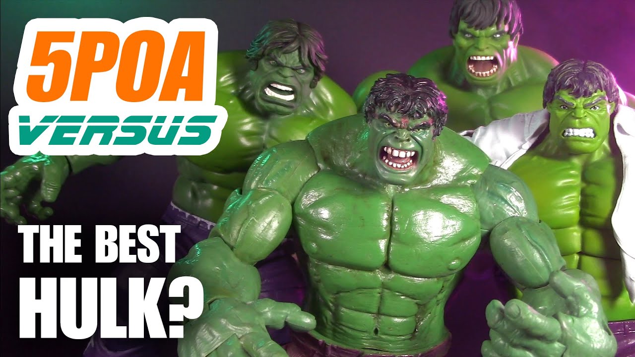 HULK VERSUS! Marvel Legends Face-Off vs 80 Years vs 20th Anniversary vs Marvel Select Immortal 5POA