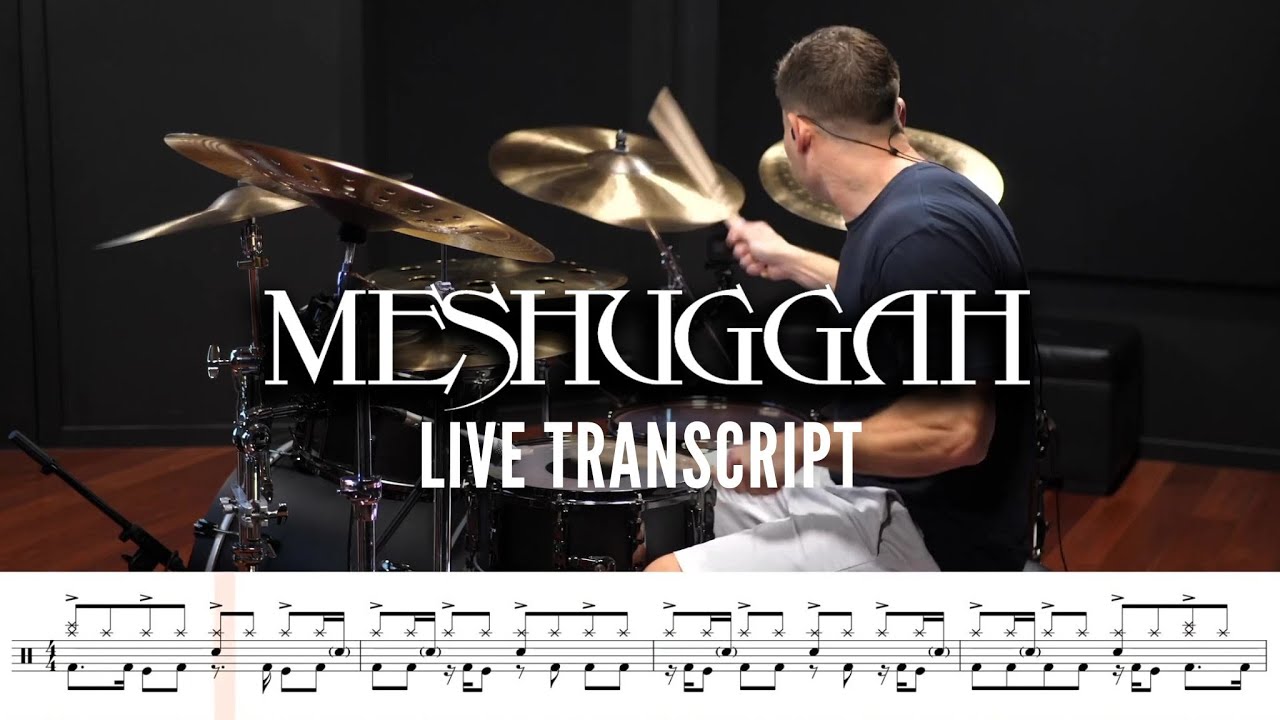Troy Wright - Meshuggah - Born In Dissonance - Live Transcript