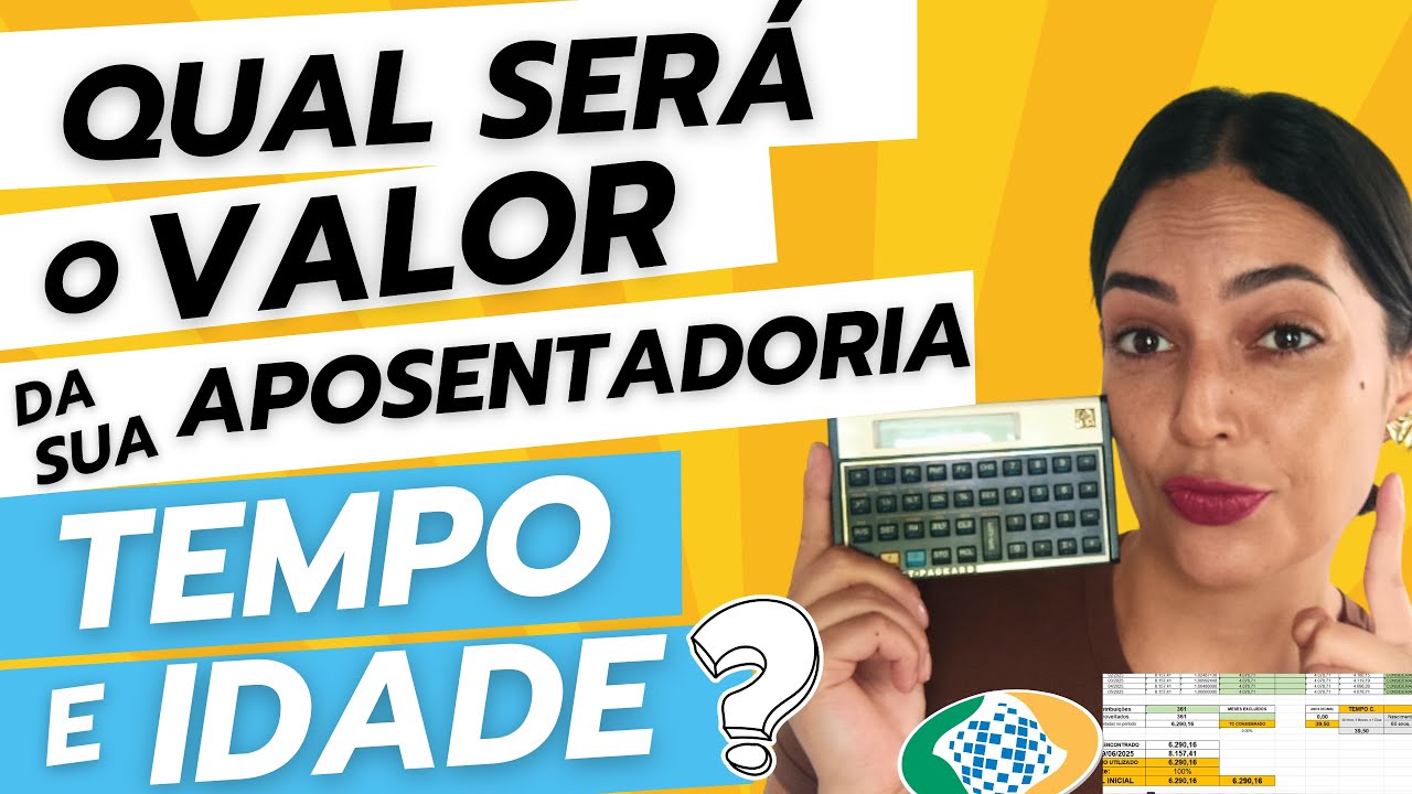 Como Calcular o VALOR da sua Aposentadoria Tempo + Idade mínima? RT Por Tempo de Contribuição (INSS)