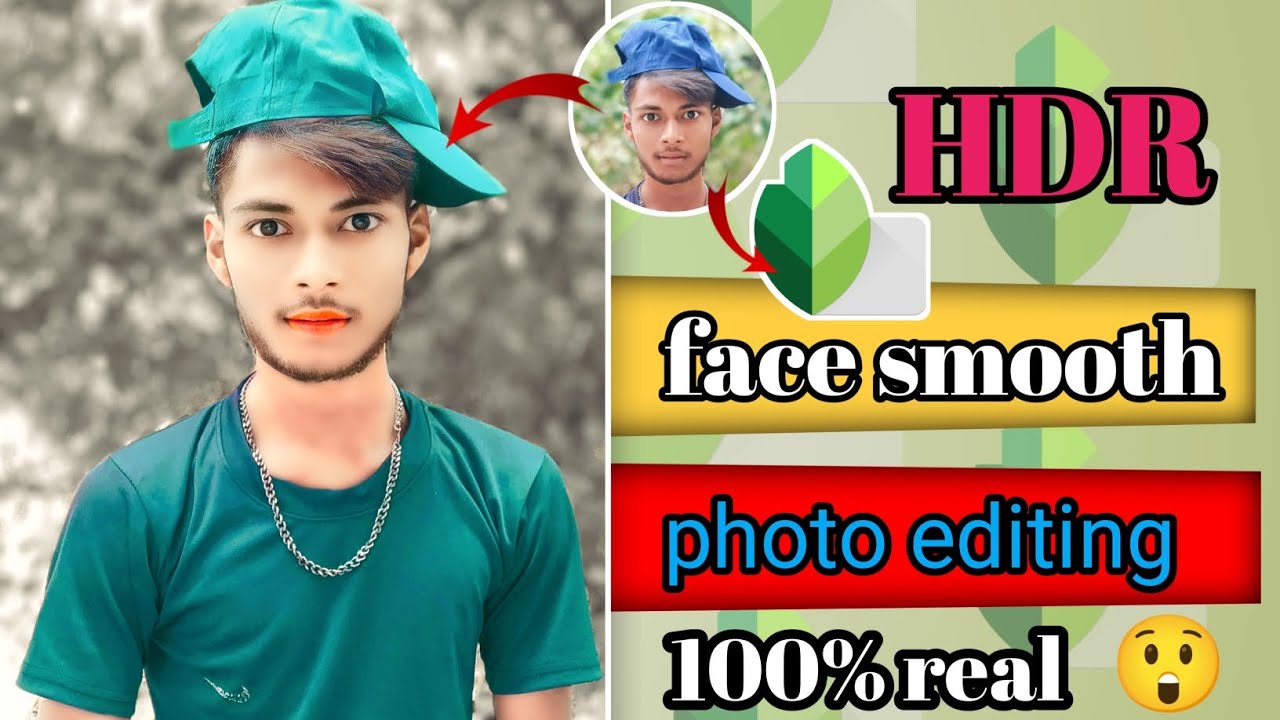 HDR Face Smooth photo editing 100% real || Snapseed face smooth photo editing