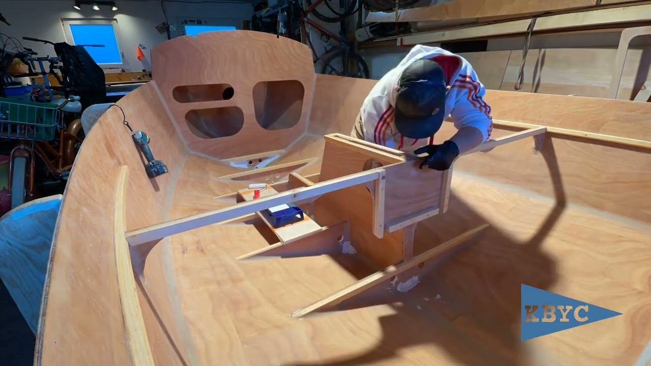 Pocket Ship project. Time-lapse adding 3 coats of interior paint