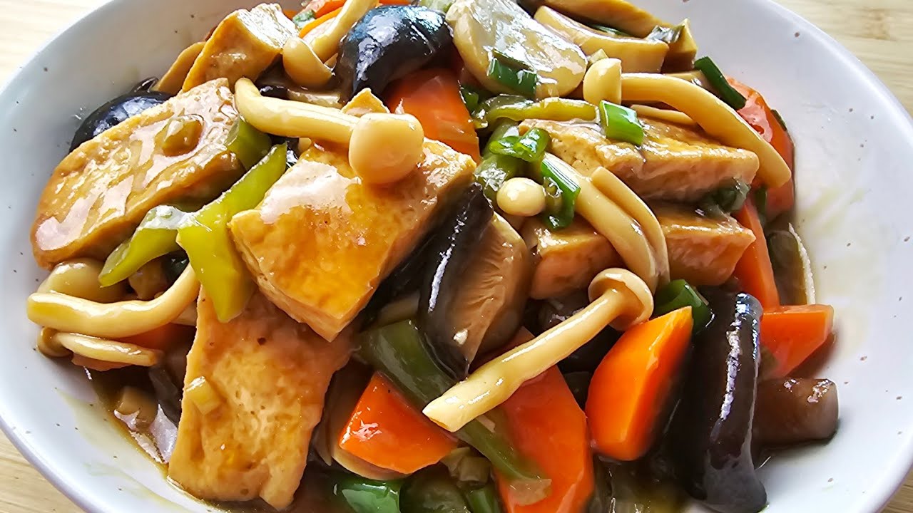 Easy and Delicious Tofu and Mushroom Recipe | Quick and delicious dinner Idea