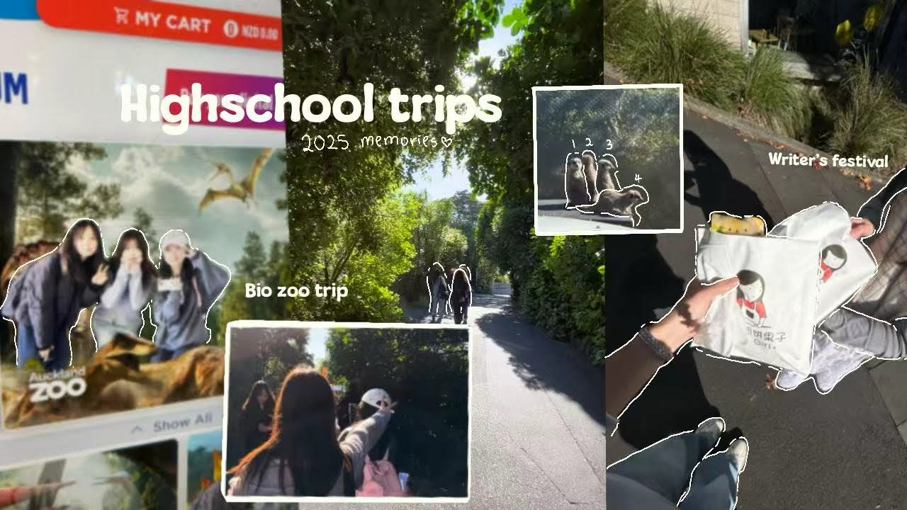 Digital diaries: highschool bio zoo trip and writer’s festival 𓃱⊹ ࣪ ˖ ☼