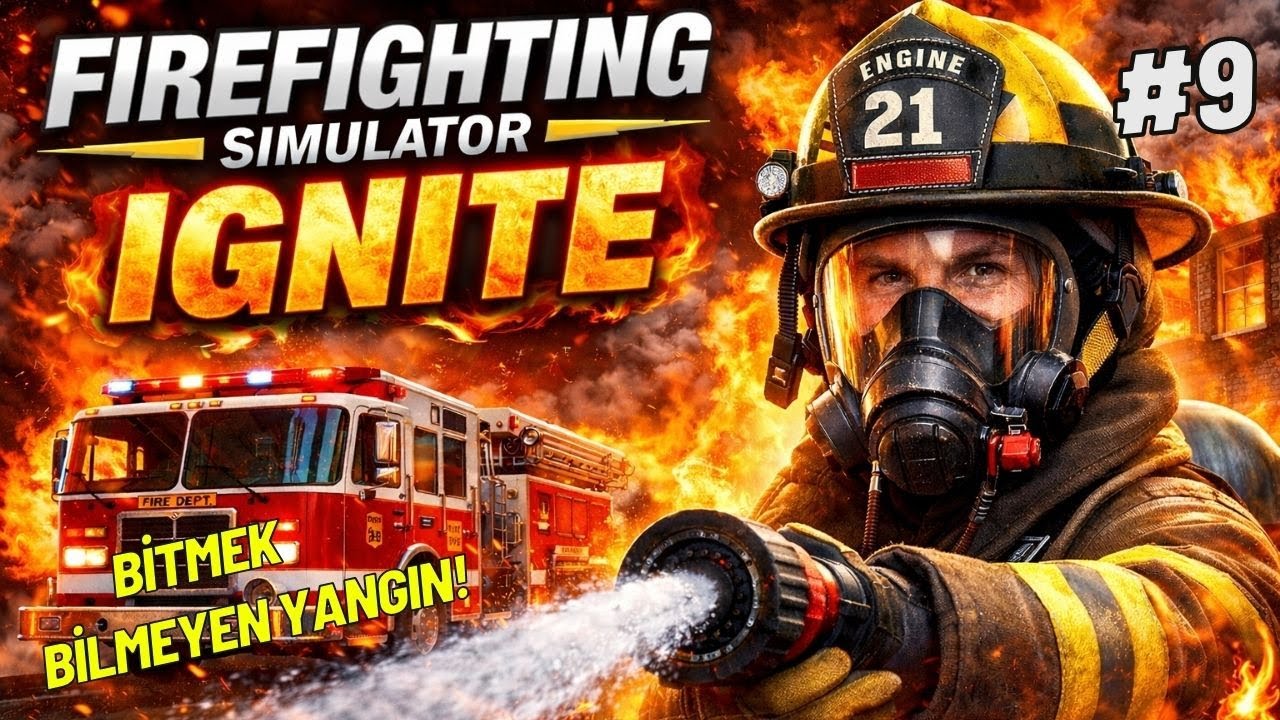 DEV FİNAL! 18 MAĞDUR ZOR YANGIN! FİREFİGHTİNG SIMULATOR BÖLÜM 9