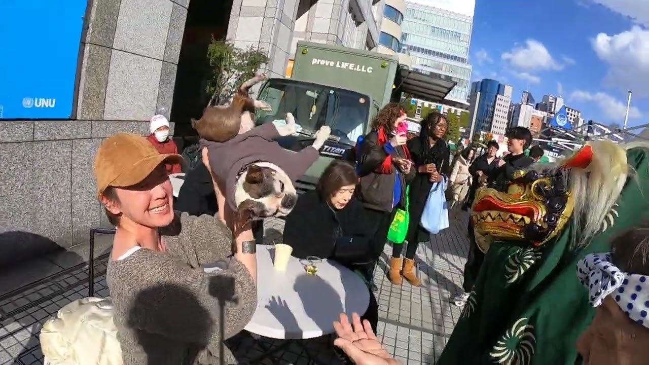 2026.01.11青山ファーマーズマーケット　邪気払い　９