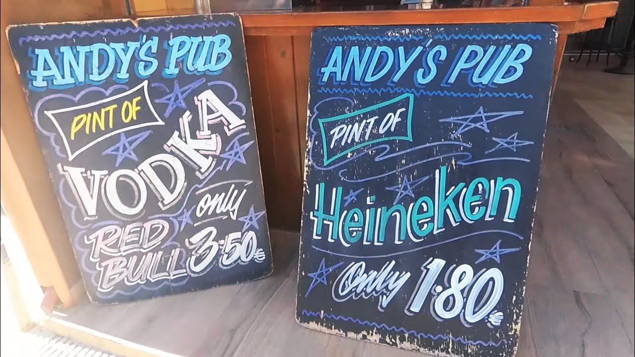 Benidorm - Gerona Street - More open Bars - Calle Gerona