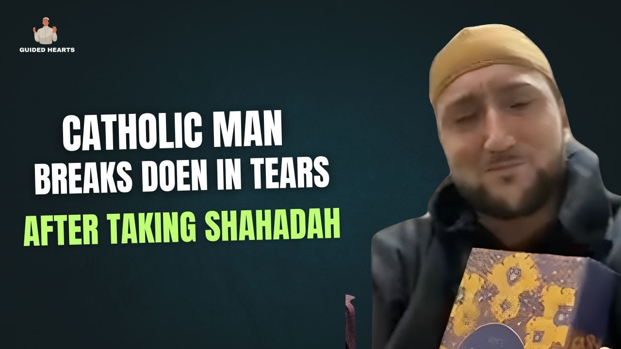 CATHOLIC MAN BREAKS DOWN IN TEARS TAKING SHAHADA !