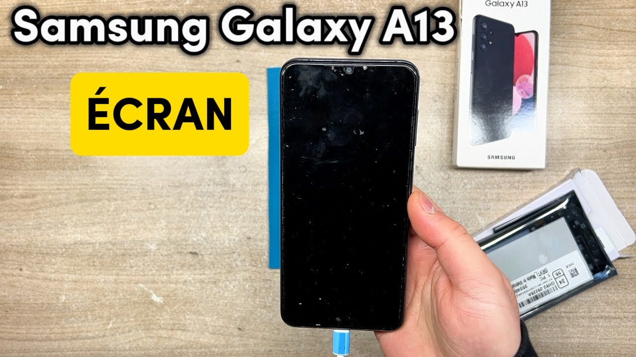 ￼ Ma tante souhaite récupérer ses données sur son Samsung Galaxy A13, je lui remplace l’écran ￼