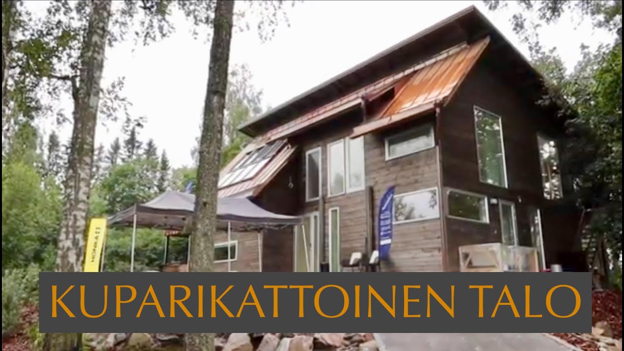 Kuparikattoinen hirsitalo: Honkarakenne @KRANTTUTANTTU