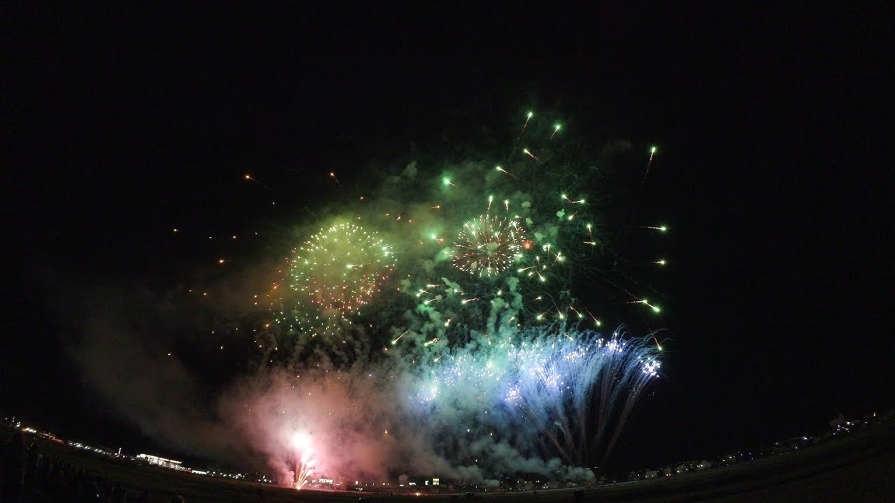 2019 会津花火 オープニング花火 赤城煙火店 AIZU HANABI Opening Fireworks