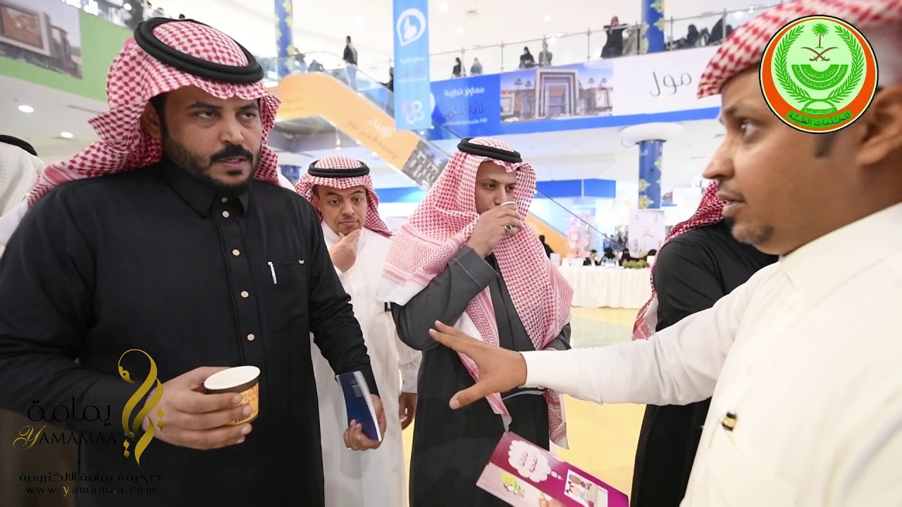 العيادات الشاملة لقوى الأمن بـ #الخرج تقيم #الحمله_الخليجيه_للتوعيه_بالسرطان بالحديثي مول