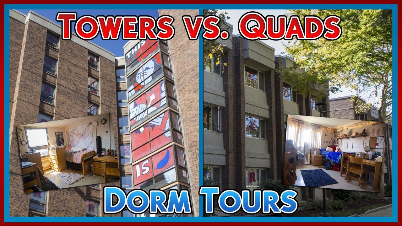 RUTGERS LYNTON TOWERS & QUADS DORM TOURS (2025) 🛏️