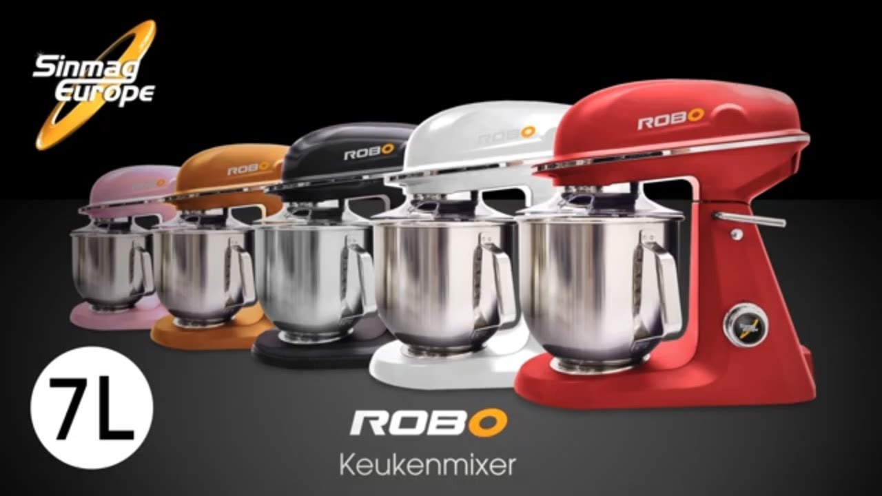 Keukenmixer | Planeetmenger | Robo | Bakkerijmachines | Sinmag Europe