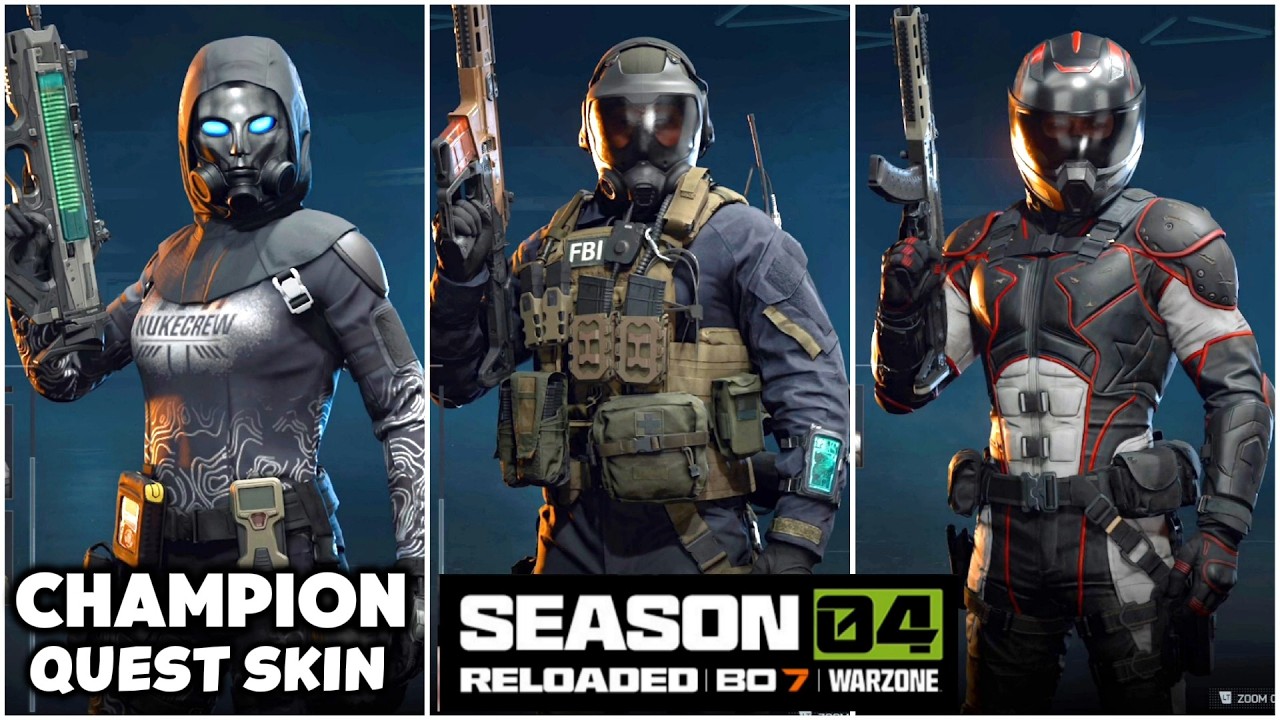 BO7 And Warzone Champion QUEST SKIN And Upcoming Bundles Skins Showcase Season 4 Reloaded