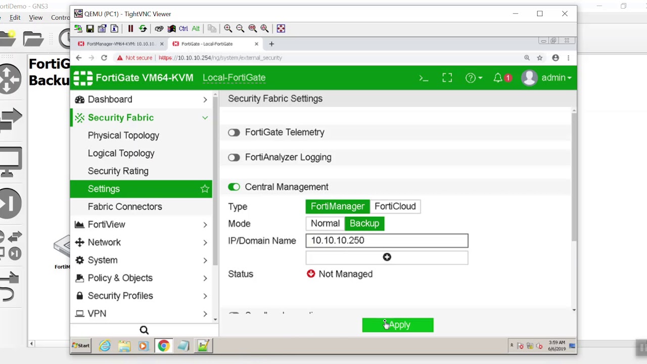 25 NSE 5 Conntecting a FortiGate to a Backup ADOM on FortiManager