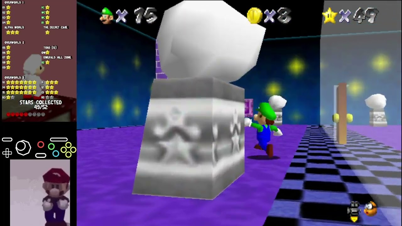 SM64 Luigi's Ghostly Adventure - B3: Bowser In The Sky