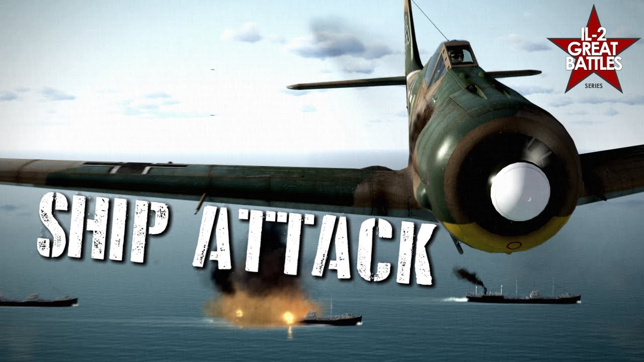 FW-190 A-3 | Ship Attack & Low Altitude Dogfights | IL-2 Sturmovik Flight Sim Realistic Missions