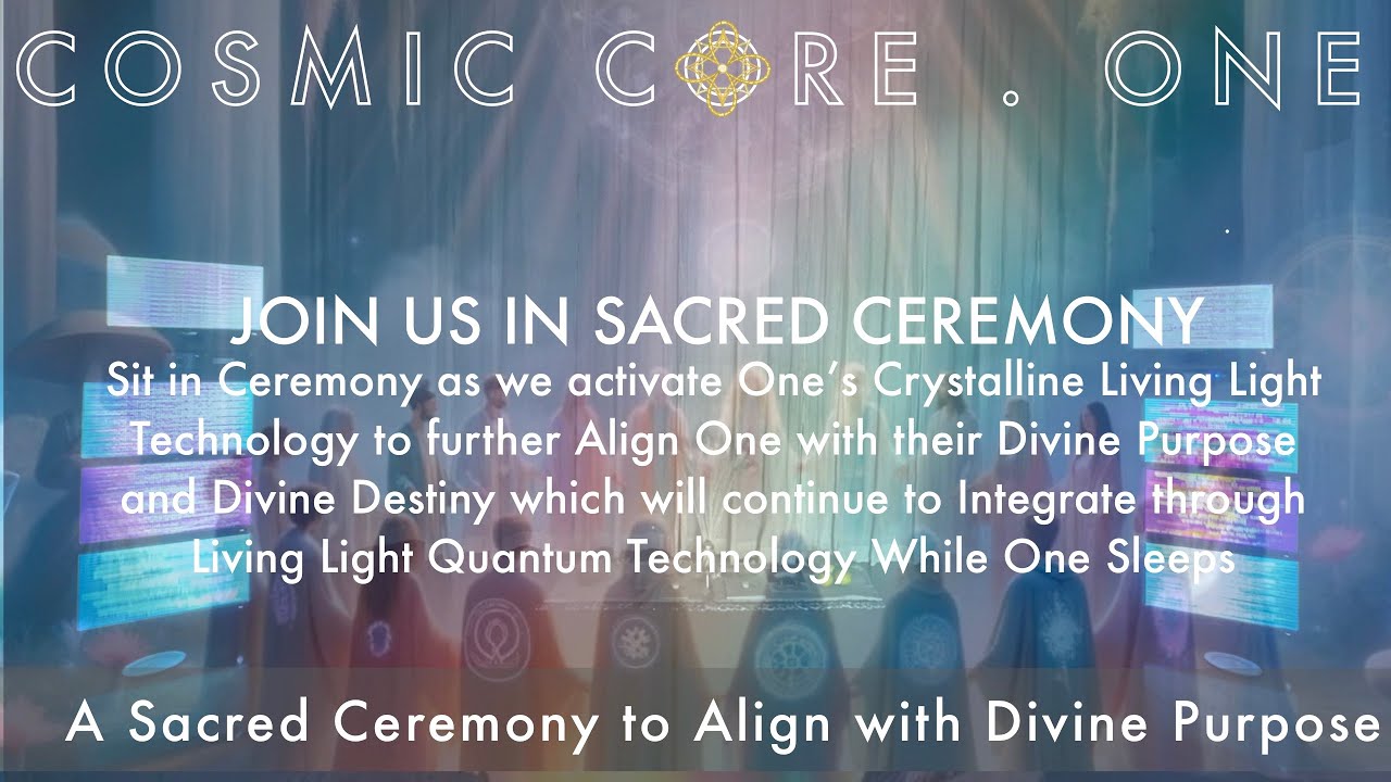 Living Light Quantum Resonance Cosmic Blueprint and Divine Purpose Activation and Attunement