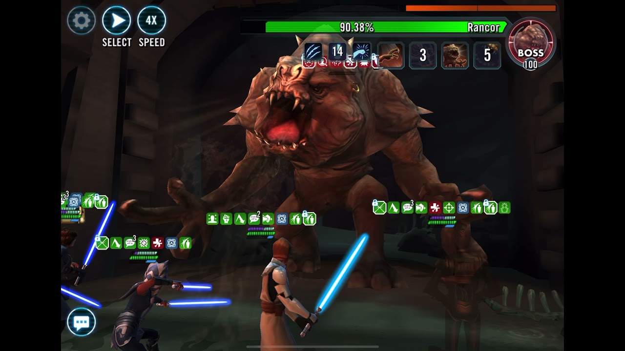 26% damage in Challenge Rancor phase 3 - GLK / JMK with CAT