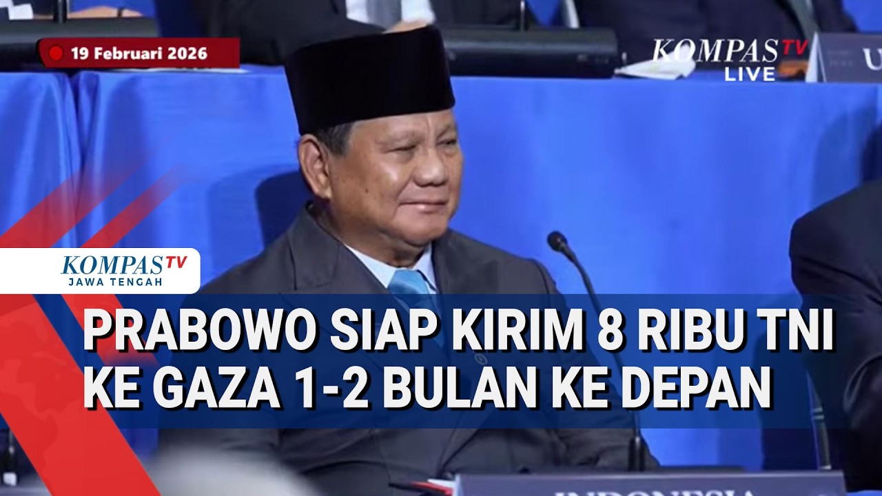 Prabowo Siap Kirim 8 Ribu TNI ke Gaza 1-2 Bulan ke Depan