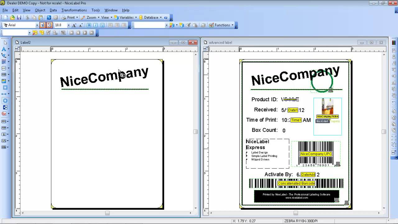 NiceLabel Pro Label Design  Niceware Webinar