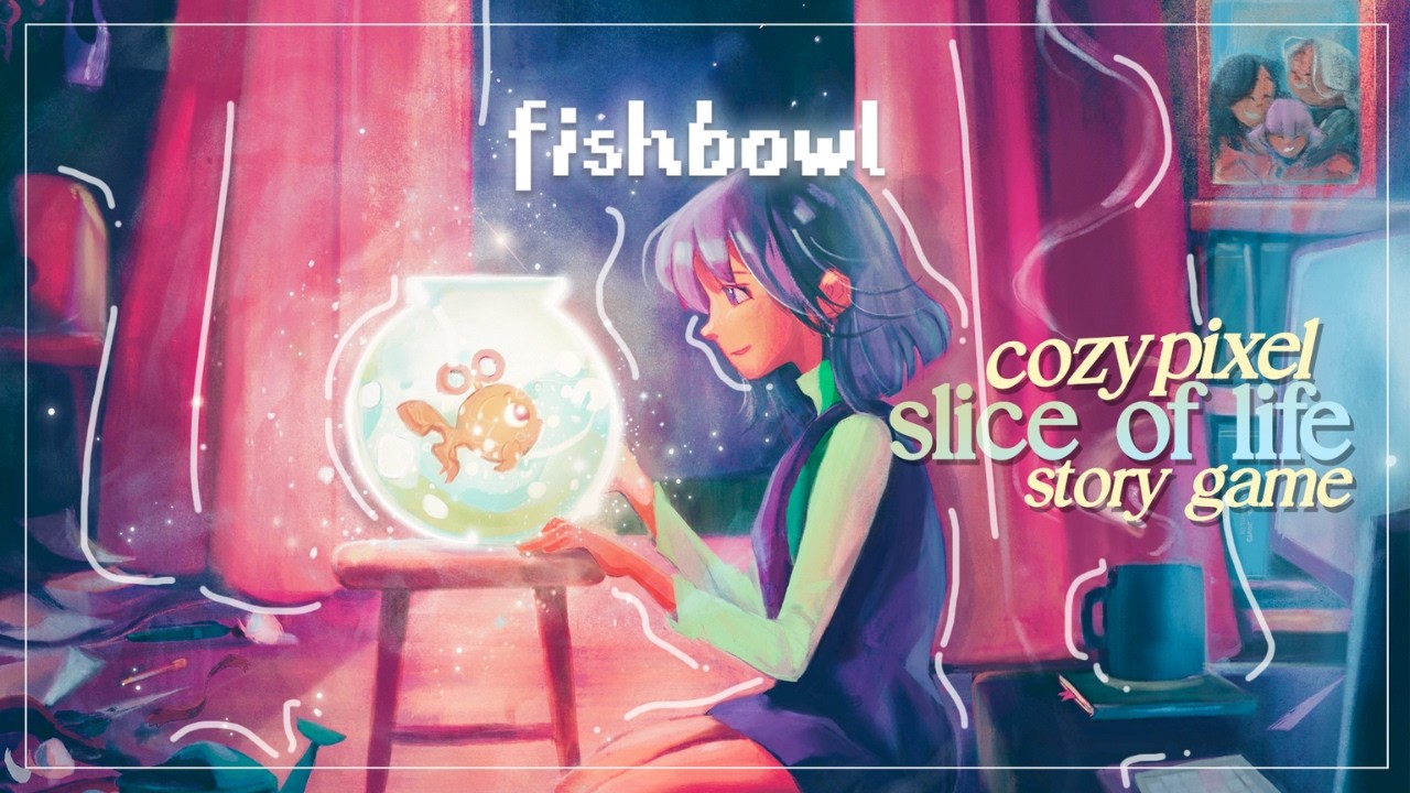 this slice of life game made me so emotional! 🥹 | fishbowl demo cozy gameplay 🐟✨