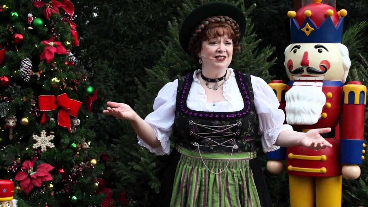 Christmas EPCOT Germany Holiday Storyteller Helga
