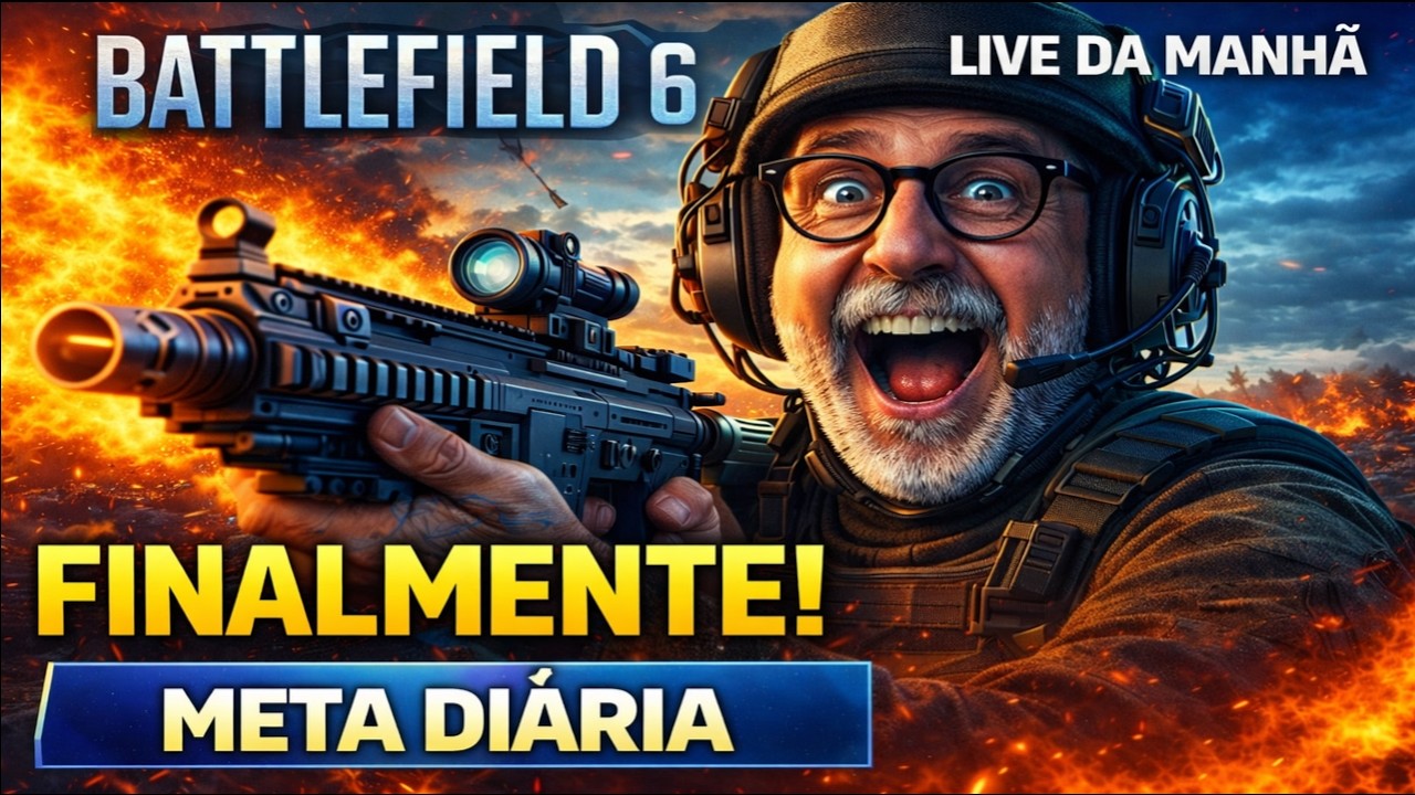 LIVE DA MANHÃ - BATTLEFIELD 6 - DESAFIO DIÁRIO E SEMANAL