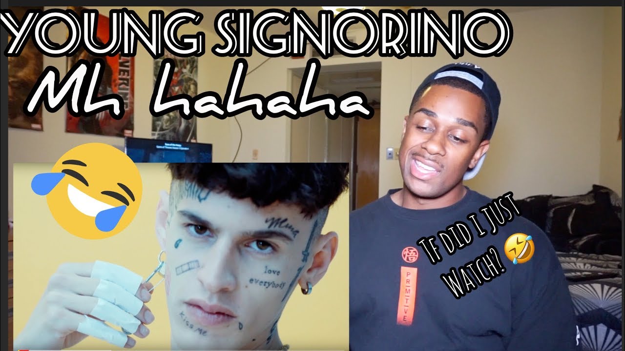 ITALIAN RAP REACTION | YOUNG SIGNORINO - MMH HA HA HA