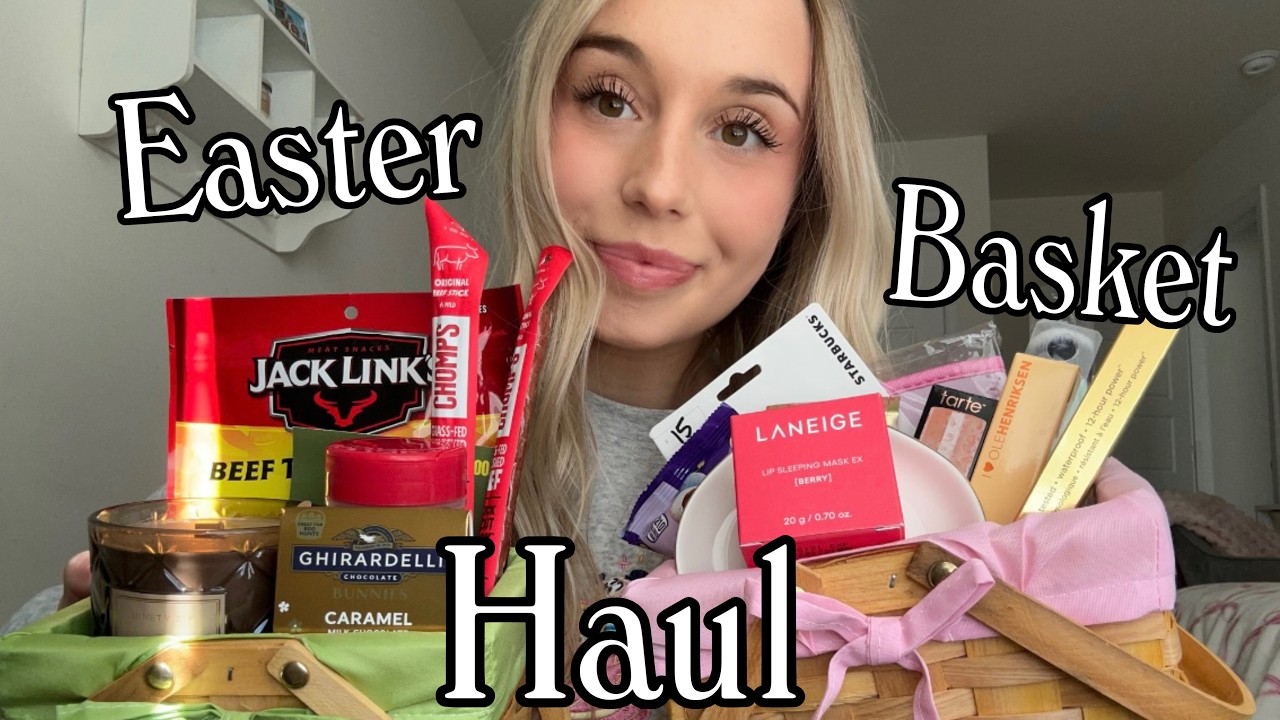 Easter Basket Haul! Gift Ideas For Him/Her | Affordable, Useful, & Trendy!🐣🌷🐰
