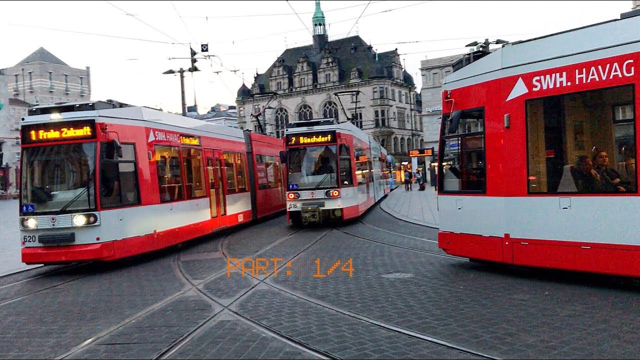 Halle (Saale) and its tram / Germany, June 2017 / Part: 1/4