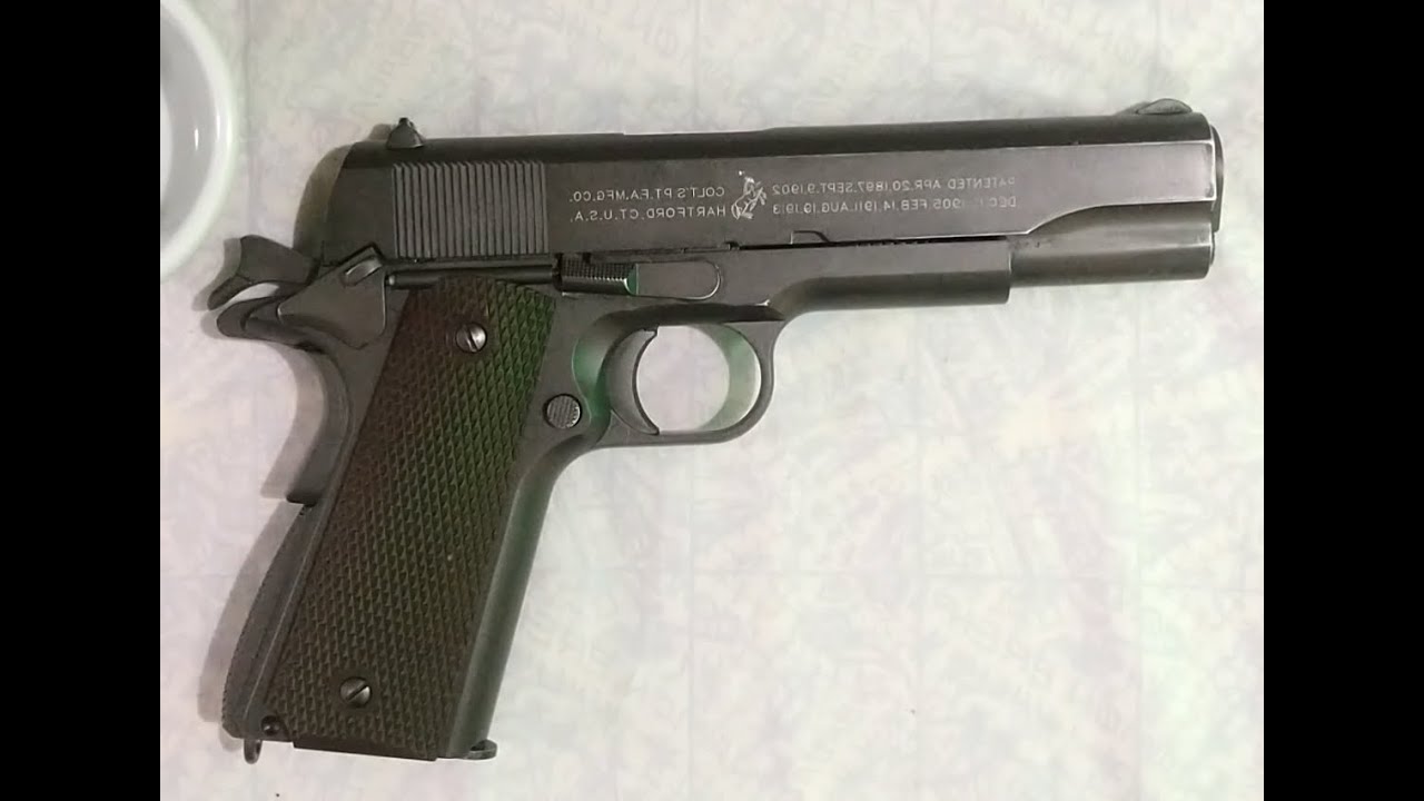 Desarme y mantenimiento Colt 1911 CYBERGUN (AIRSOFT)