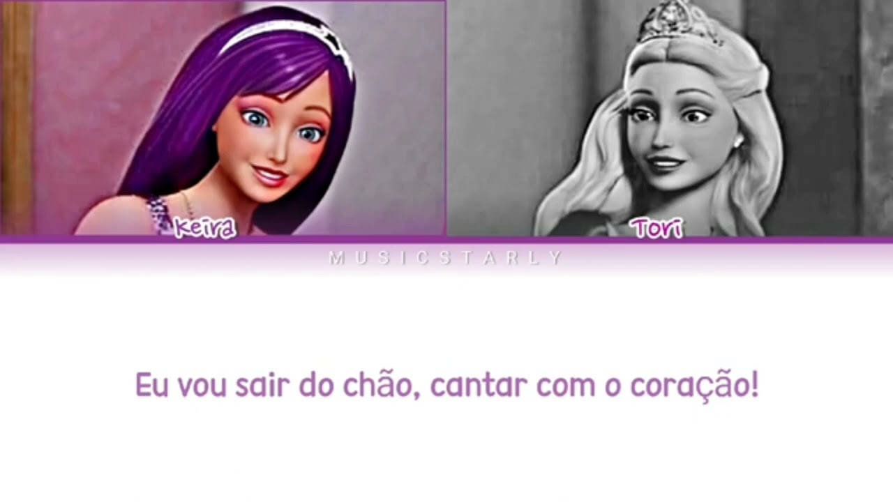 AQUI ESTOU KARAOKÊ Barbie princesa e a popstar