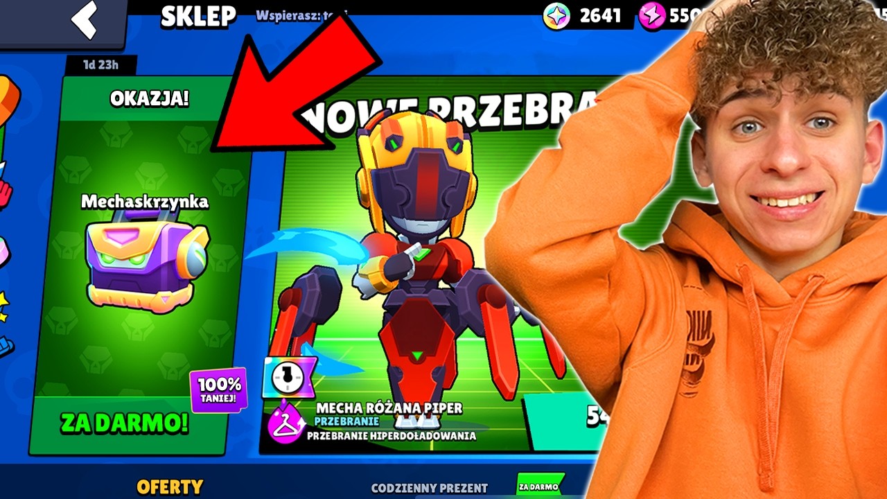 NIE ŻARTUJĘ! 🤩 MECHA BOX ZA DARMO DLA KAŻDEGO w BRAWL STARS! ✅