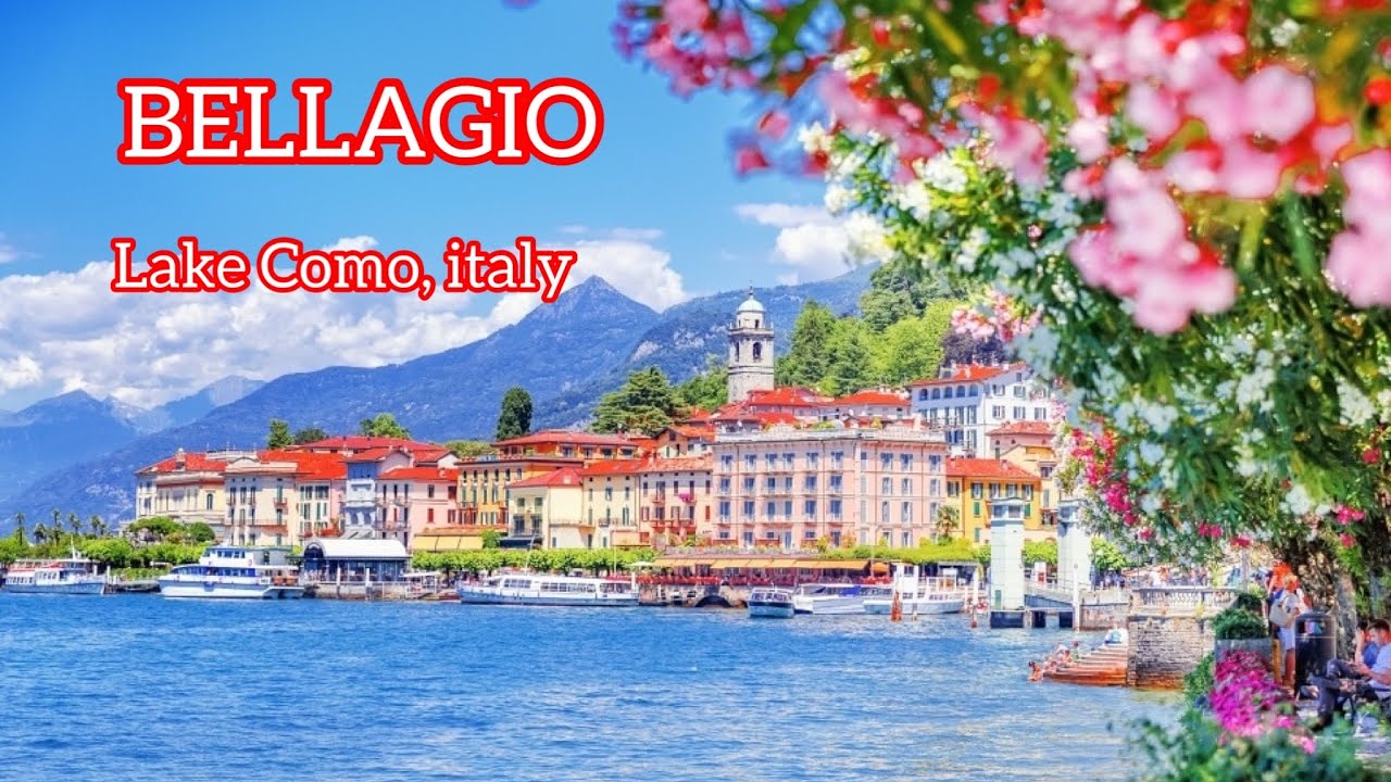 BELLAGIO | Most beautiful town in lake Como❤️ | 4K