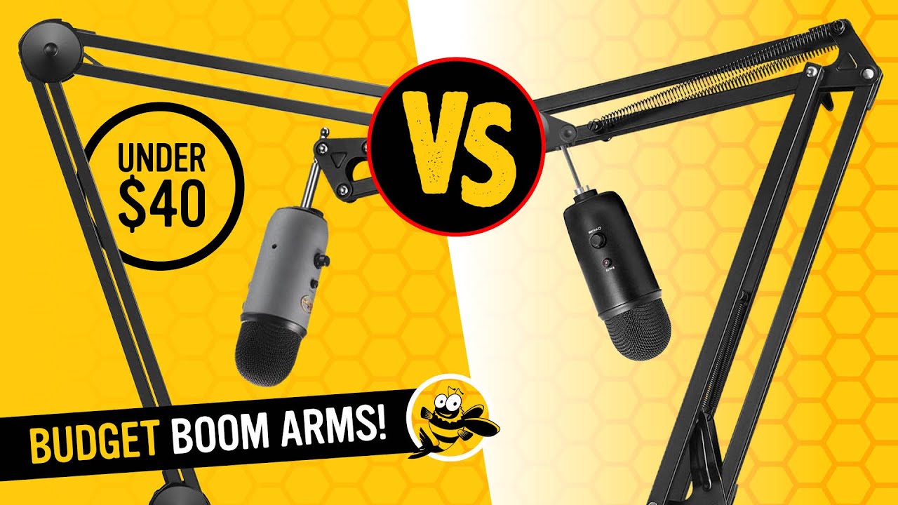 Best Budget Boom Arms Under $40 for Blue Yeti, Nano and Snowball!