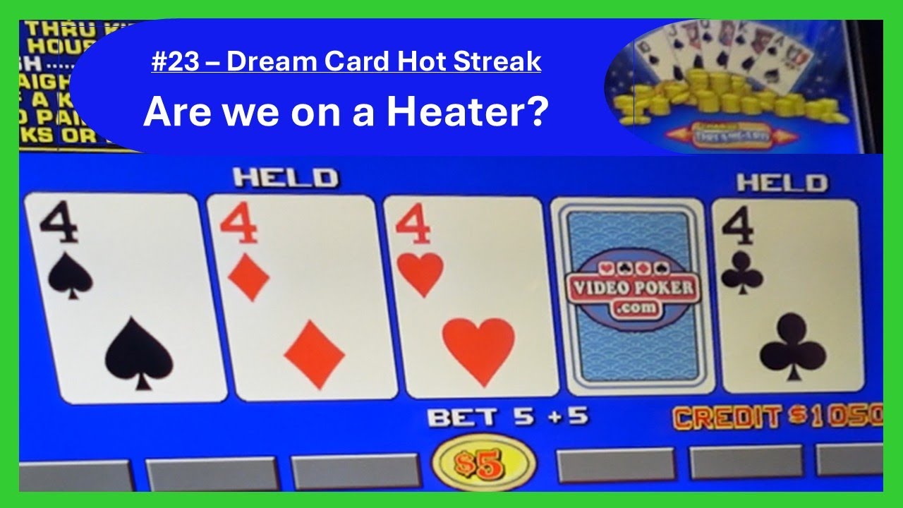 Еще одна великолепная сессия Dream Card в ARIA: #VideoPoker #Jackpots