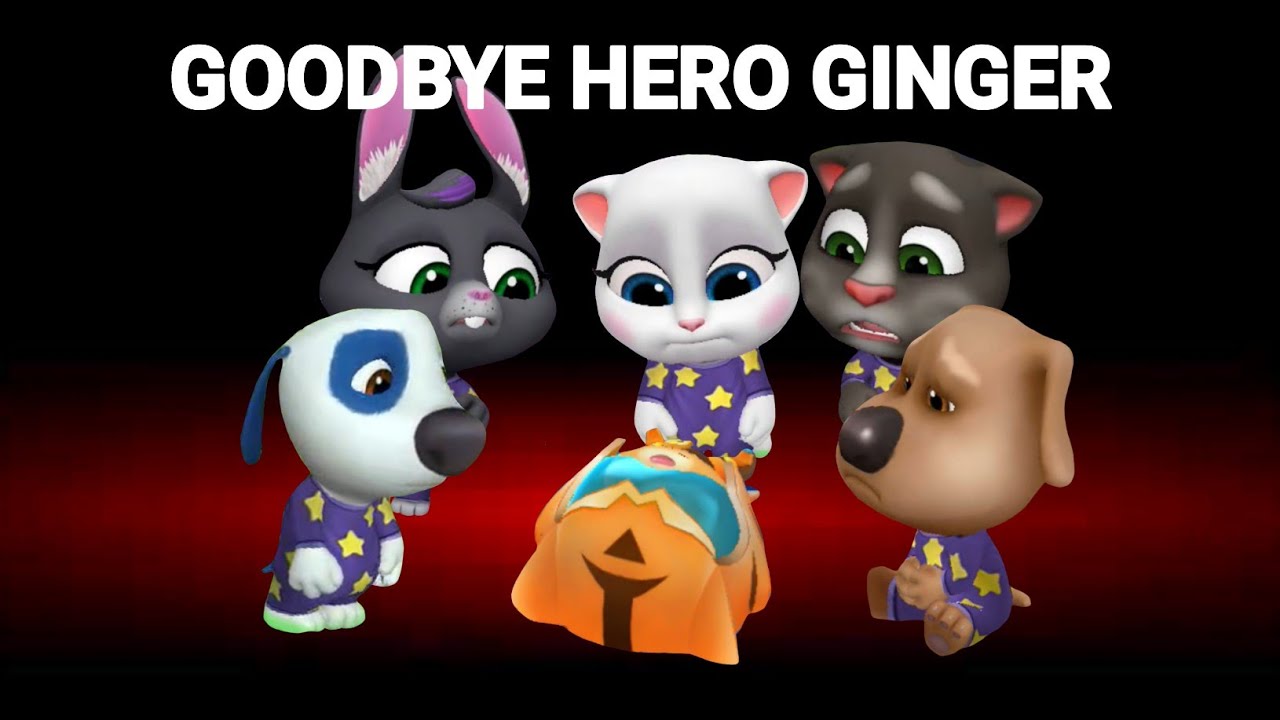 GOODBYE HERO GINGER - My Talking Tom Friends - Talking Tom Hero Dash 060724 #1