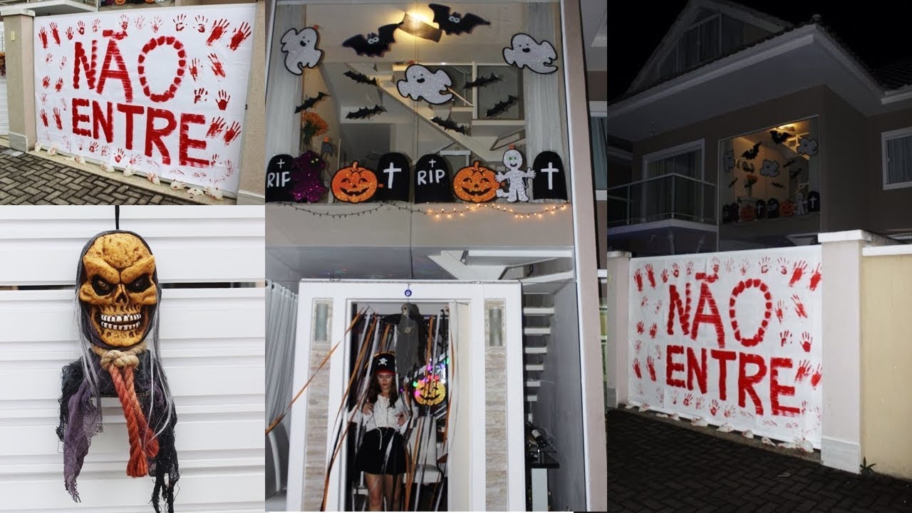 DECORANDO A CASA PARA FESTA DE HALLOWEEN