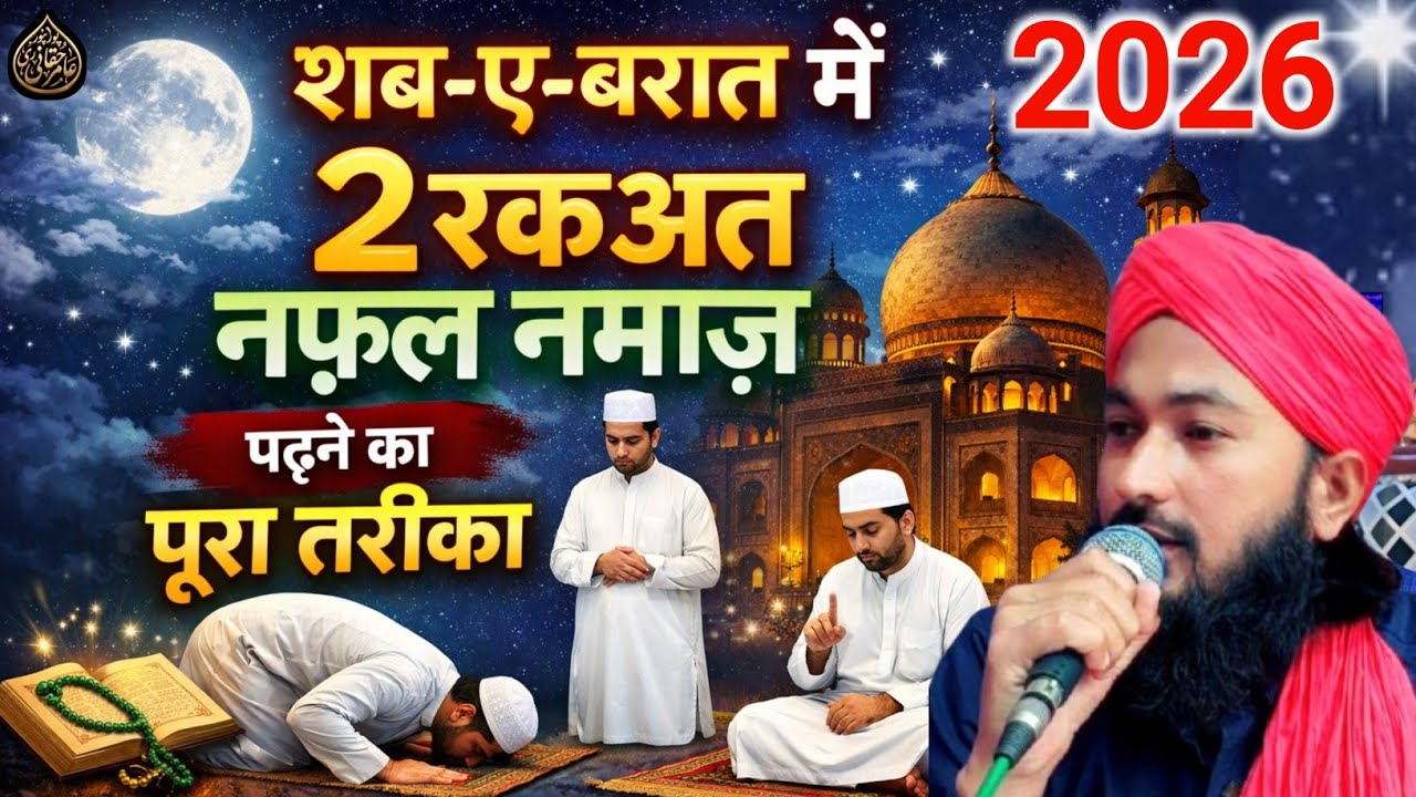 Shabebarat 2 Rakat Nafil Padhne Ka Tariqa|नफिल की नियत करने का आसन तरीका#shabebaratnafilkatariqa