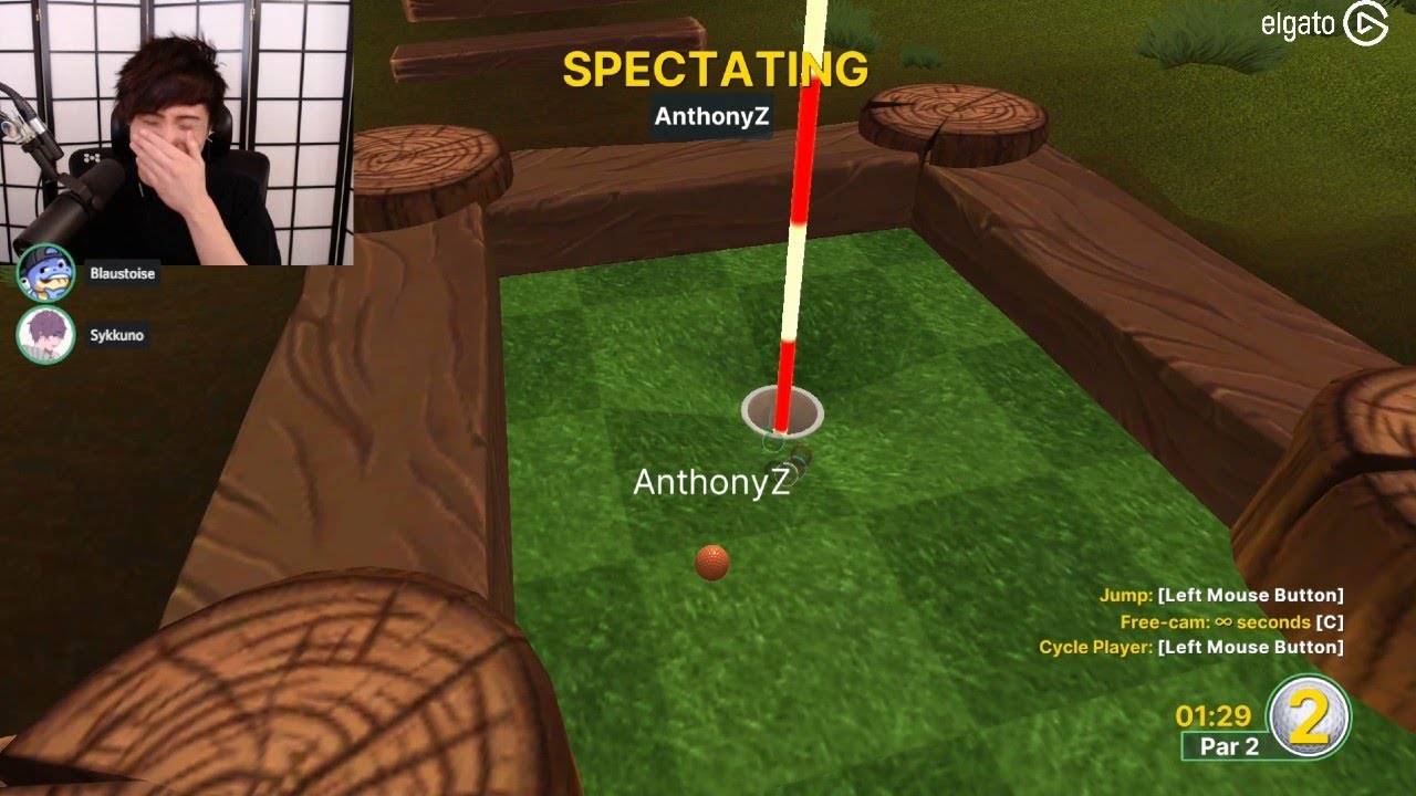 Sykkuno PLAYS Golf ft. Tina, Ray, Buddha, Anthony