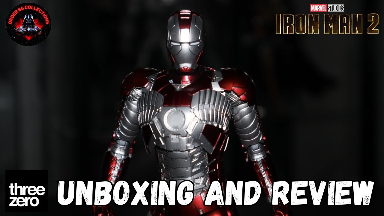 Threezero DLX Iron Man Mark V Unboxing and Review