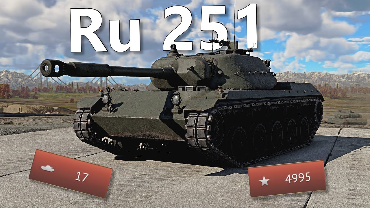 90mm HESH Works Great With This Insane Light Tank || RU 251