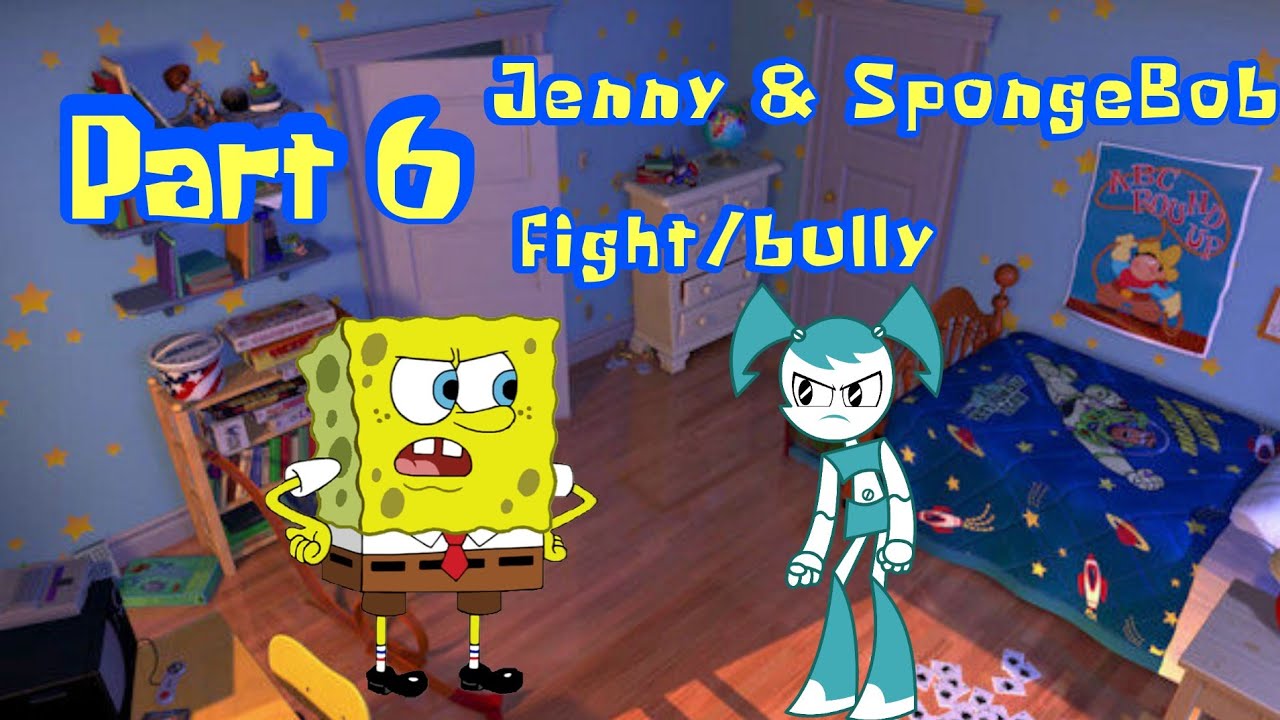 Cartoon story (PANFSTYLE) Part 6 Jenny/SpongeBob fight/bully