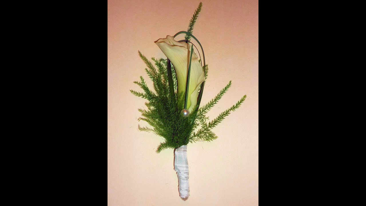 DIY Boutonniere con cala