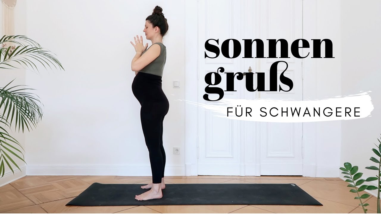 12 x Sonnengruß für Schwangere | Yoga Morgenroutine für alle Trimester | 20 Minuten
