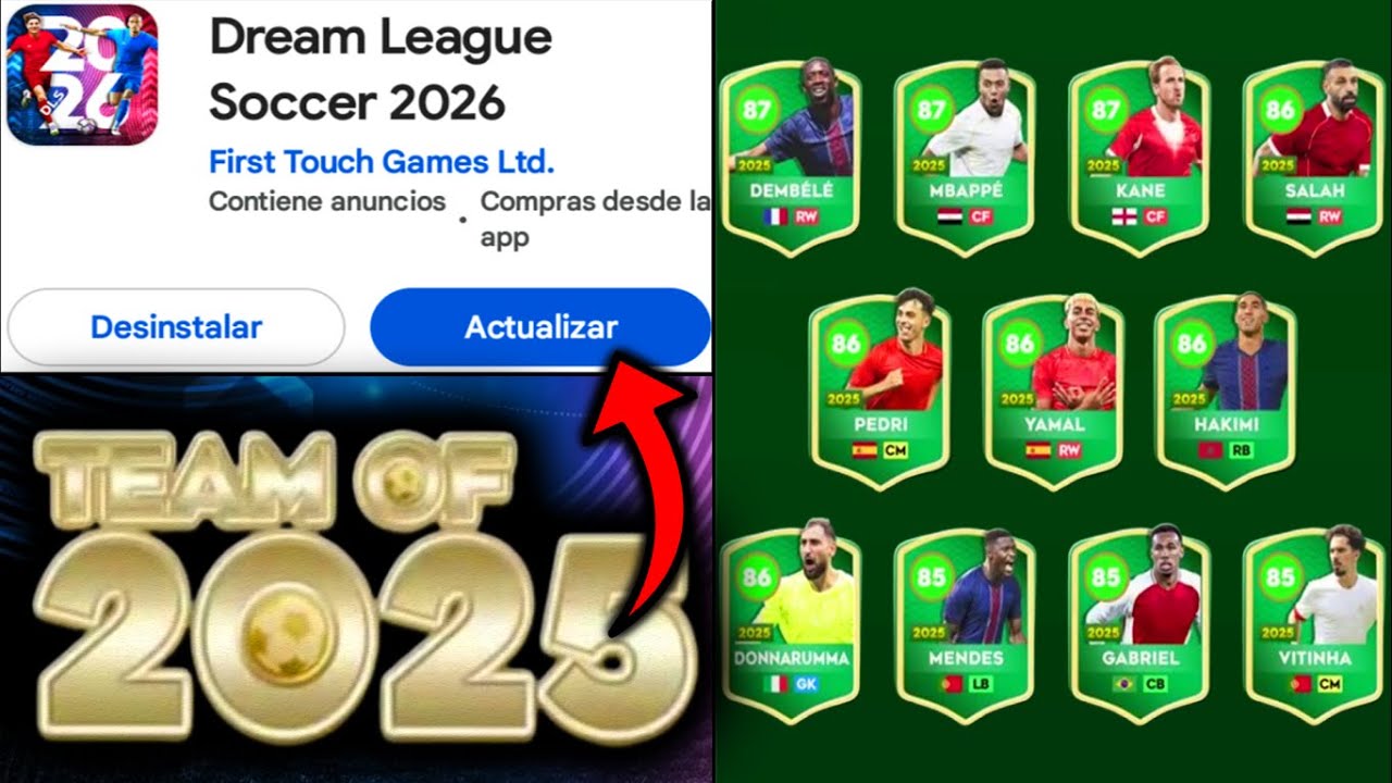 🔥 YA est&aacute;n los NUEVOS Jugadores TEAM OF 2025 👀