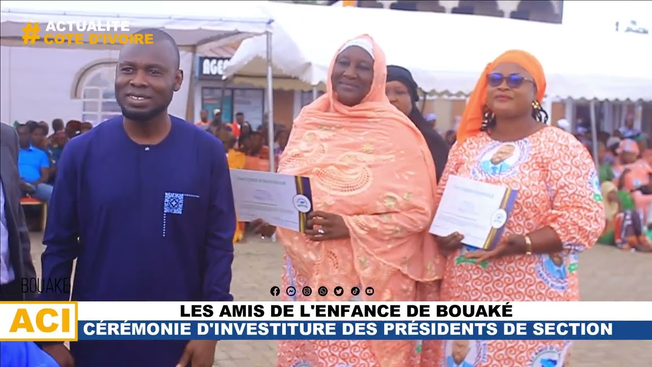 CÉRÉMONIE D'INVESTITURE DES PRÉSIDENTS DE SECTION